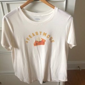 Old Navy Feast Mode Thanksgiving shirt 🦃🥧